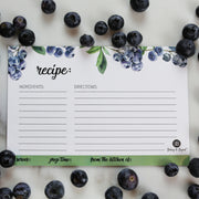 50 Pack 4X6 Fruit Recipe Cards and Dividers