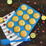 Silicone Muffin Pan Set -Blue