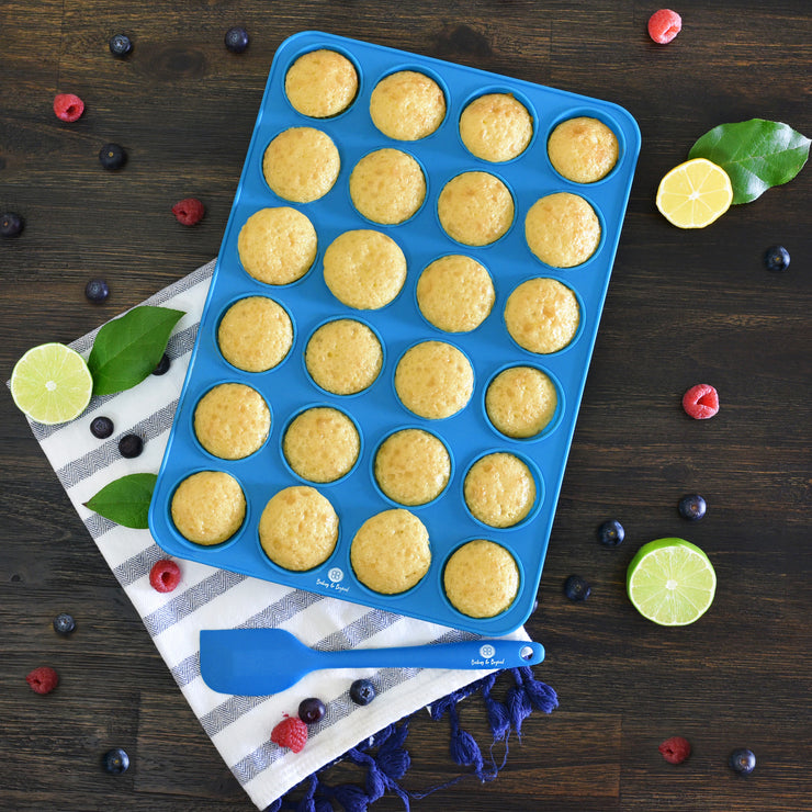 Silicone Muffin Pan Set -Blue