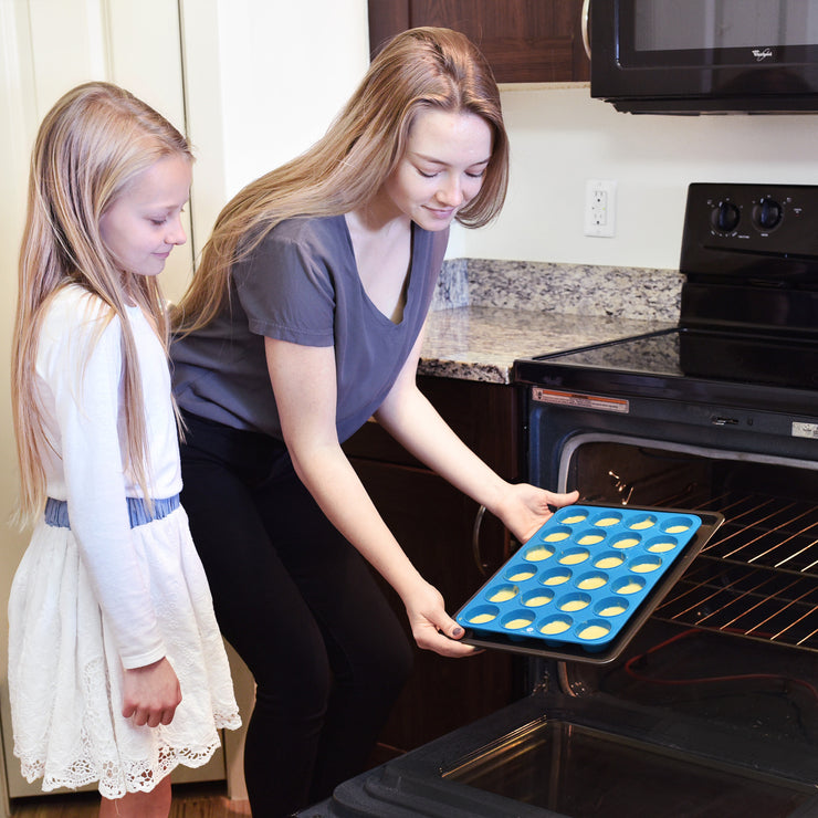 Silicone Muffin Pan Set -Blue