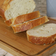 Bread Box with Bamboo Cutting Board Lid - Grey