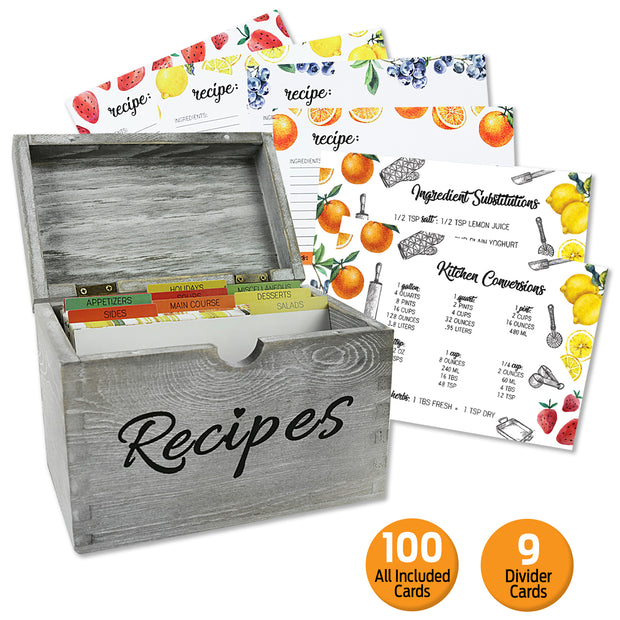 Pinewood Recipe Box Set